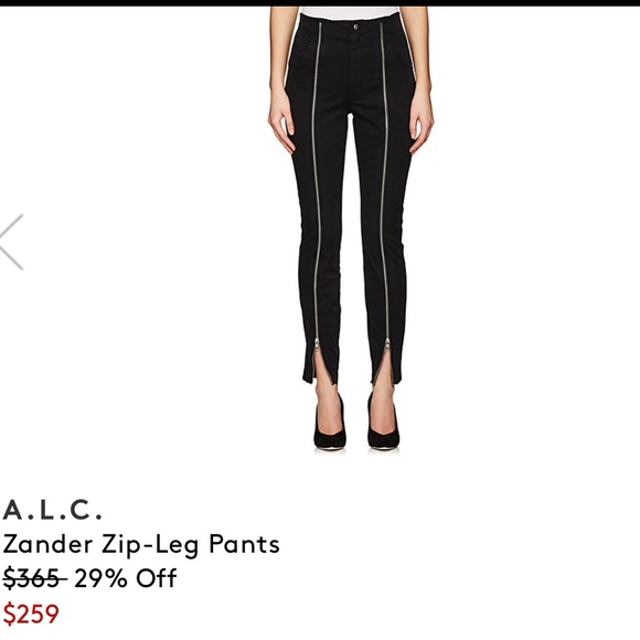 A.L.C. Pants - Sale! NEW ✨ A.L.C. Olive Green Zander Zip Up Pants